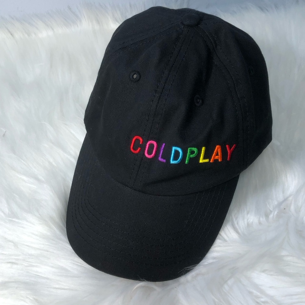 Coldplay Rainbow Logo Tour Cap. Music of the Spheres Tour. NWOT